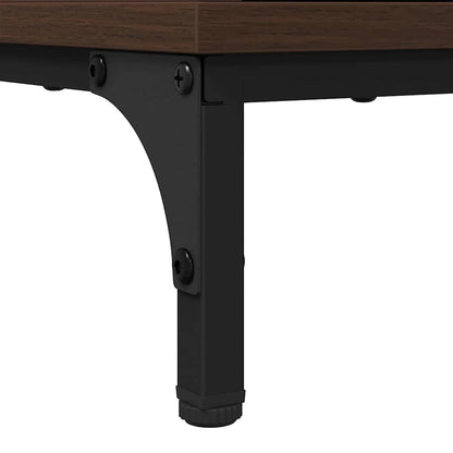 Nachttisch Braun Eichen-Optik 49 x 36 x 61 cm Holzwerkstoff