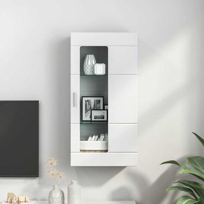 Wandmontierter Schrank Weiß 55 x 29 x 100 cm Holzwerkstoff