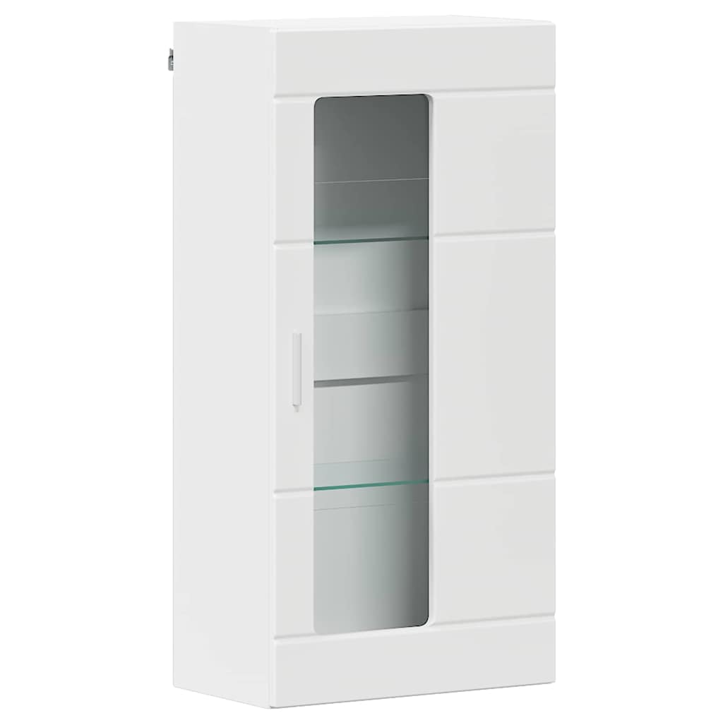 Wandmontierter Schrank Weiß 55 x 29 x 100 cm Holzwerkstoff