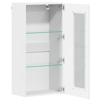 Wandmontierter Schrank Weiß 55 x 29 x 100 cm Holzwerkstoff
