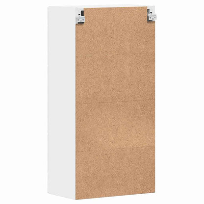 Wandmontierter Schrank Weiß 55 x 29 x 100 cm Holzwerkstoff