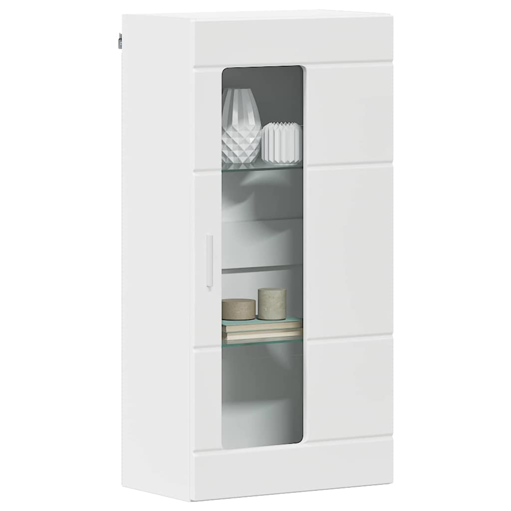 Wandmontierter Schrank Weiß 55 x 29 x 100 cm Holzwerkstoff