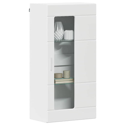 Wandmontierter Schrank Weiß 55 x 29 x 100 cm Holzwerkstoff