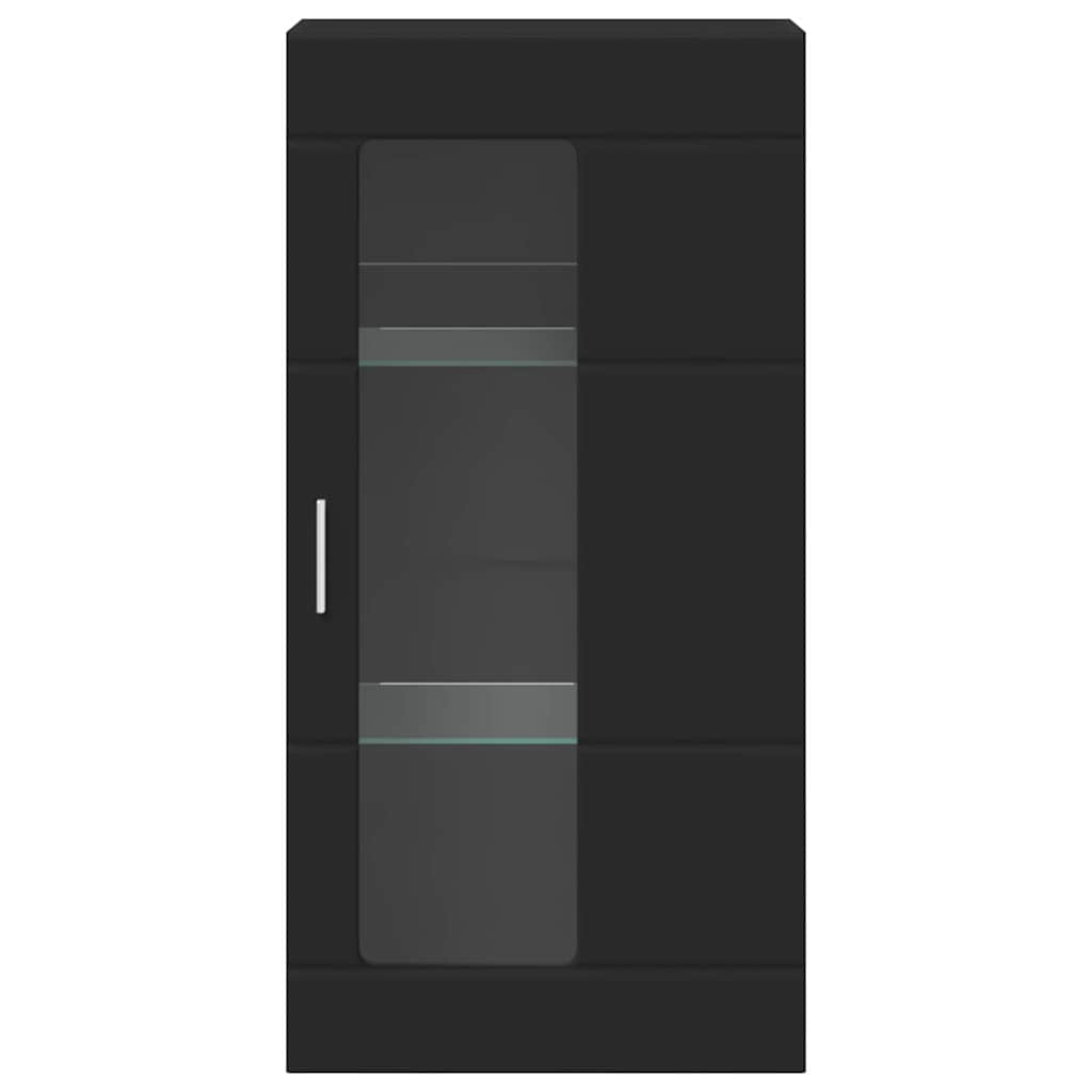 Wandmontierter Schrank Schwarz 55 x 29 x 100 cm Holzwerkstoff