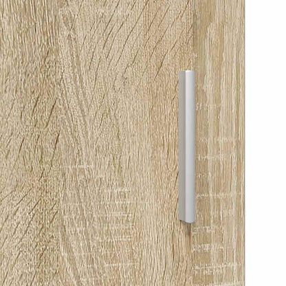 Wandmontierter Schrank mit Regal Sonoma-Eiche 55 x 29 x 100 cm