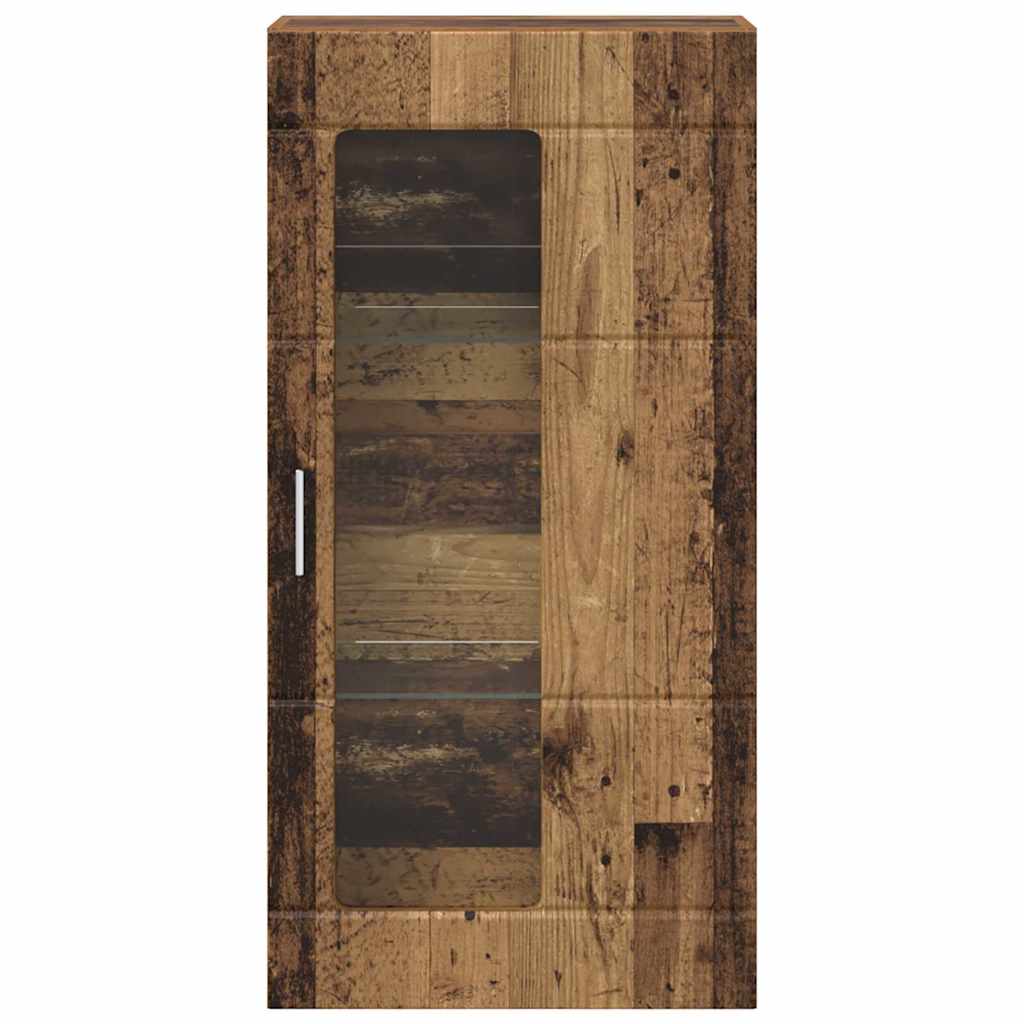 Wandmontierter Schrank Altholz 55 x 29 x 100 cm Holzwerkstoff
