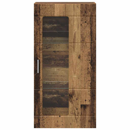 Wandmontierter Schrank Altholz 55 x 29 x 100 cm Holzwerkstoff