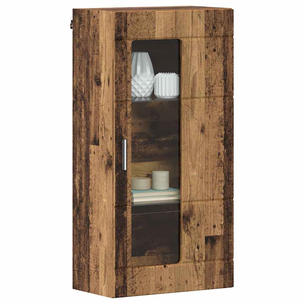 Wandmontierter Schrank Altholz 55 x 29 x 100 cm Holzwerkstoff