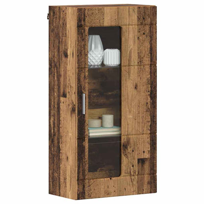 Wandmontierter Schrank Altholz 55 x 29 x 100 cm Holzwerkstoff