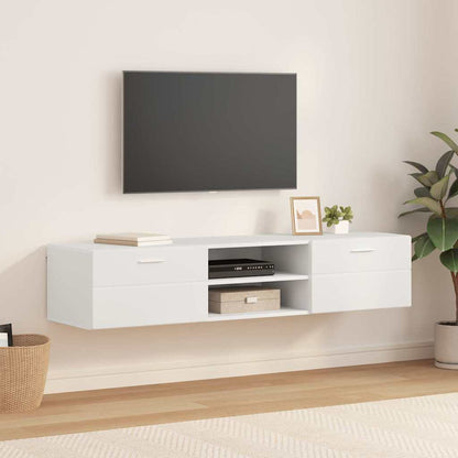 TV-Schränk mit Schubladen Weiß 150 x 39 x 30 cm Holzwerkstoff