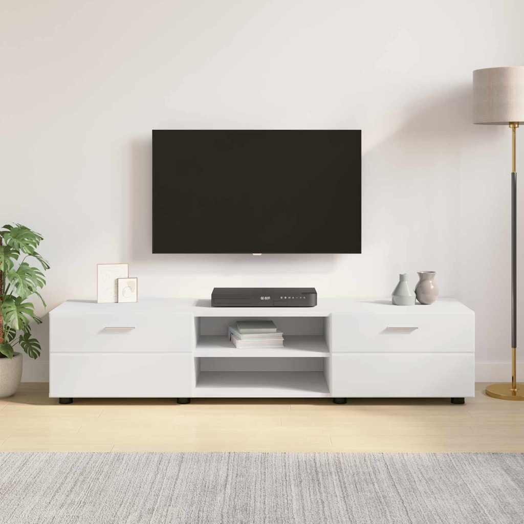 TV-Schränk mit Schubladen Weiß 150 x 39 x 30 cm Holzwerkstoff