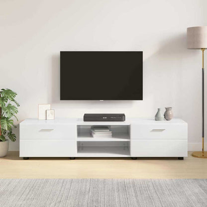 TV-Schränk mit Regal Betongrau 150 x 39 x 30 cm Holzwerkstoff