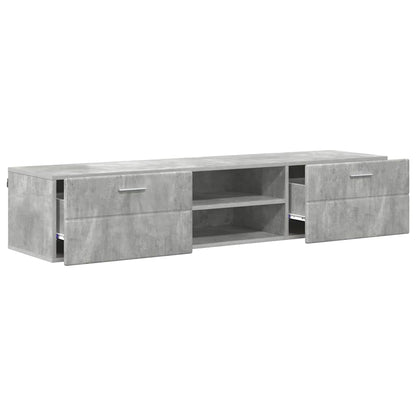 Holzschrank Beton Grau 150 x 39 x 30 cm Holzwerkstoff