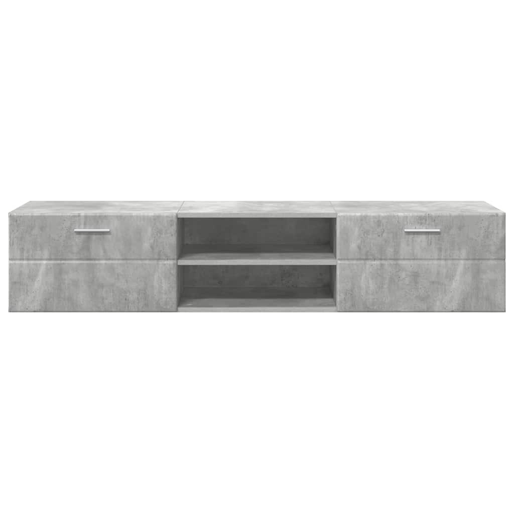 Holzschrank Beton Grau 150 x 39 x 30 cm Holzwerkstoff