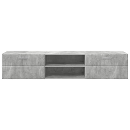 Holzschrank Beton Grau 150 x 39 x 30 cm Holzwerkstoff