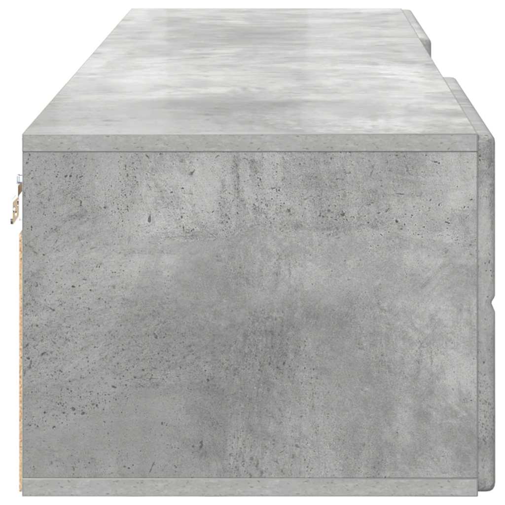 Holzschrank Beton Grau 150 x 39 x 30 cm Holzwerkstoff