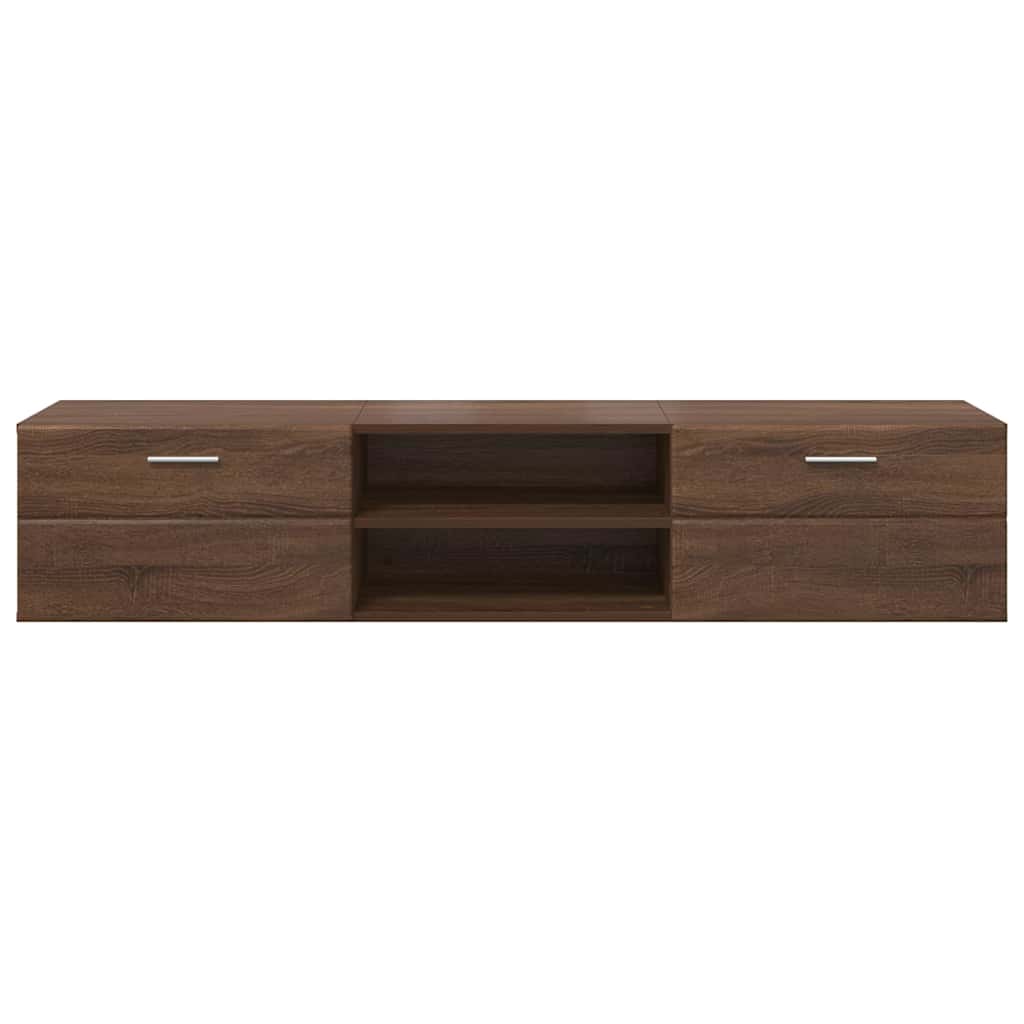 TV-Schränk Braun Eichen-Optik 150 x 39 x 30 cm Holzwerkstoff