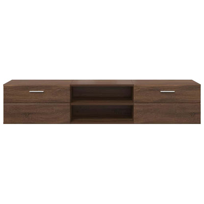TV-Schränk Braun Eichen-Optik 150 x 39 x 30 cm Holzwerkstoff