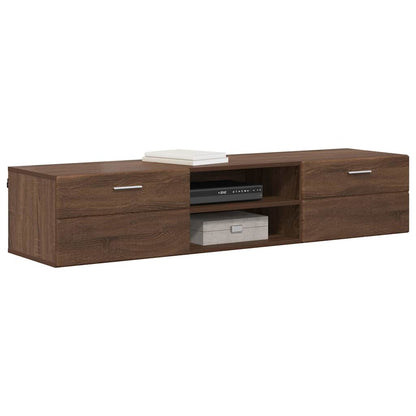 TV-Schränk Braun Eichen-Optik 150 x 39 x 30 cm Holzwerkstoff