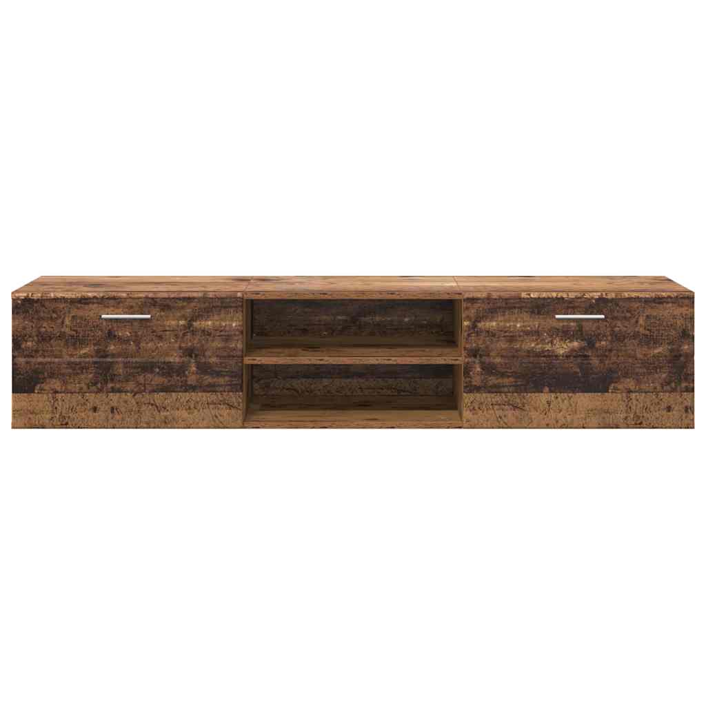 TV-Schränk mit Regal Altholz 150 x 39 x 30 cm Holzwerkstoff