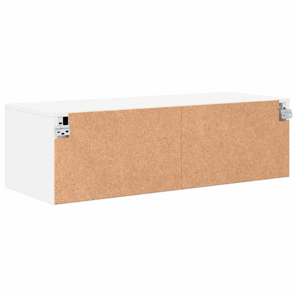 TV-Schränk mit Schubladen Weiß 100.5 x 39 x 30 cm Holzwerkstoff