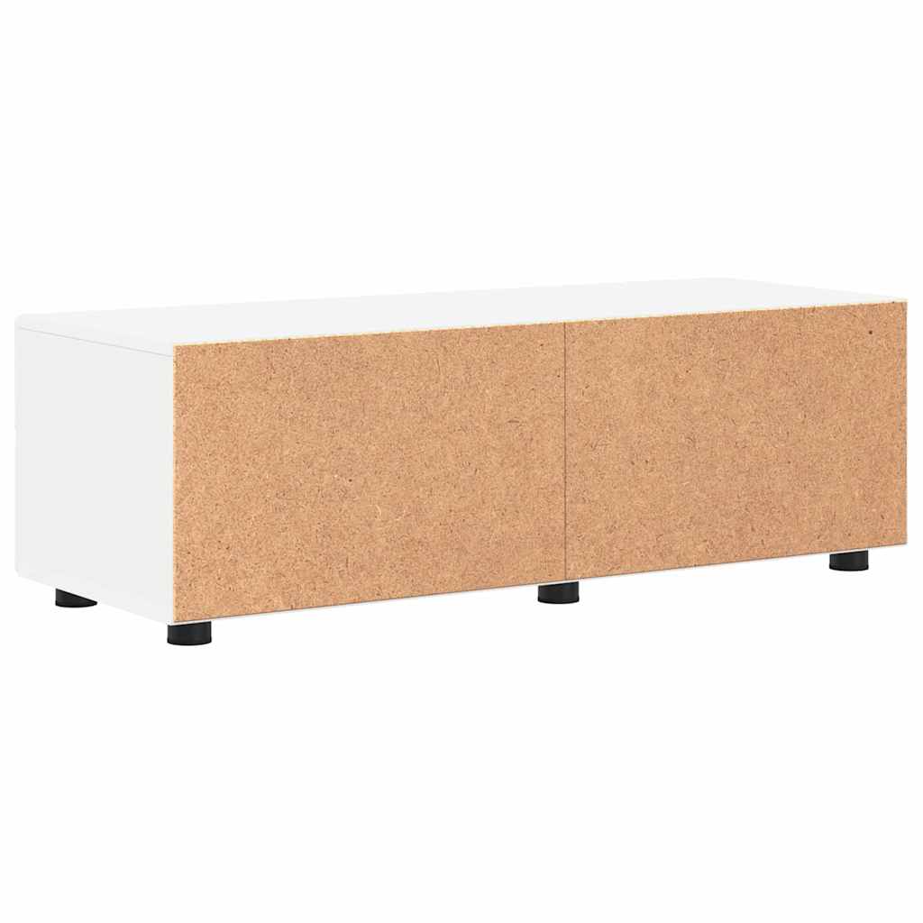 TV-Schränk mit Schubladen Weiß 100.5 x 39 x 30 cm Holzwerkstoff