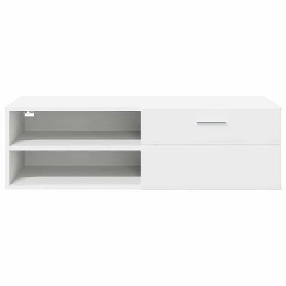 TV-Schränk mit Schubladen Weiß 100.5 x 39 x 30 cm Holzwerkstoff