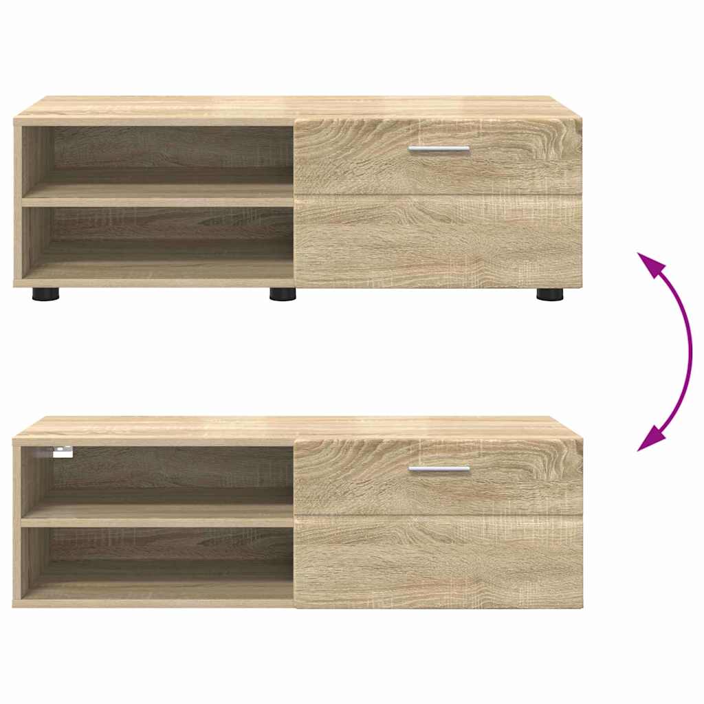 TV-Schränk Sonoma Eiche 100.5 x 39 x 30 cm Holzwerkstoff