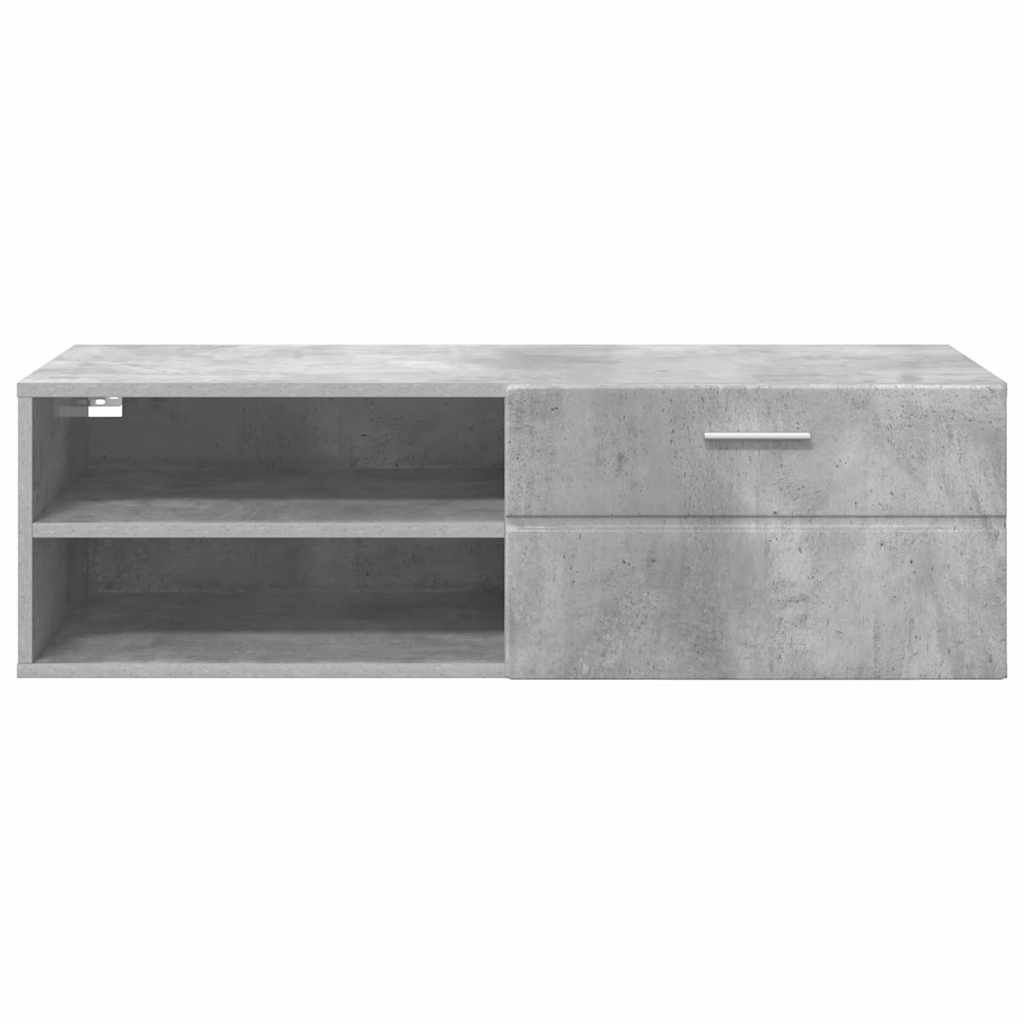 Holzschrank Beton Grau 100,5 x 39 x 30 cm Holzwerkstoff
