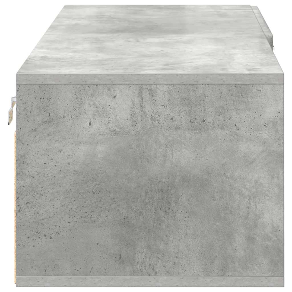 Holzschrank Beton Grau 100,5 x 39 x 30 cm Holzwerkstoff