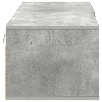 Holzschrank Beton Grau 100,5 x 39 x 30 cm Holzwerkstoff