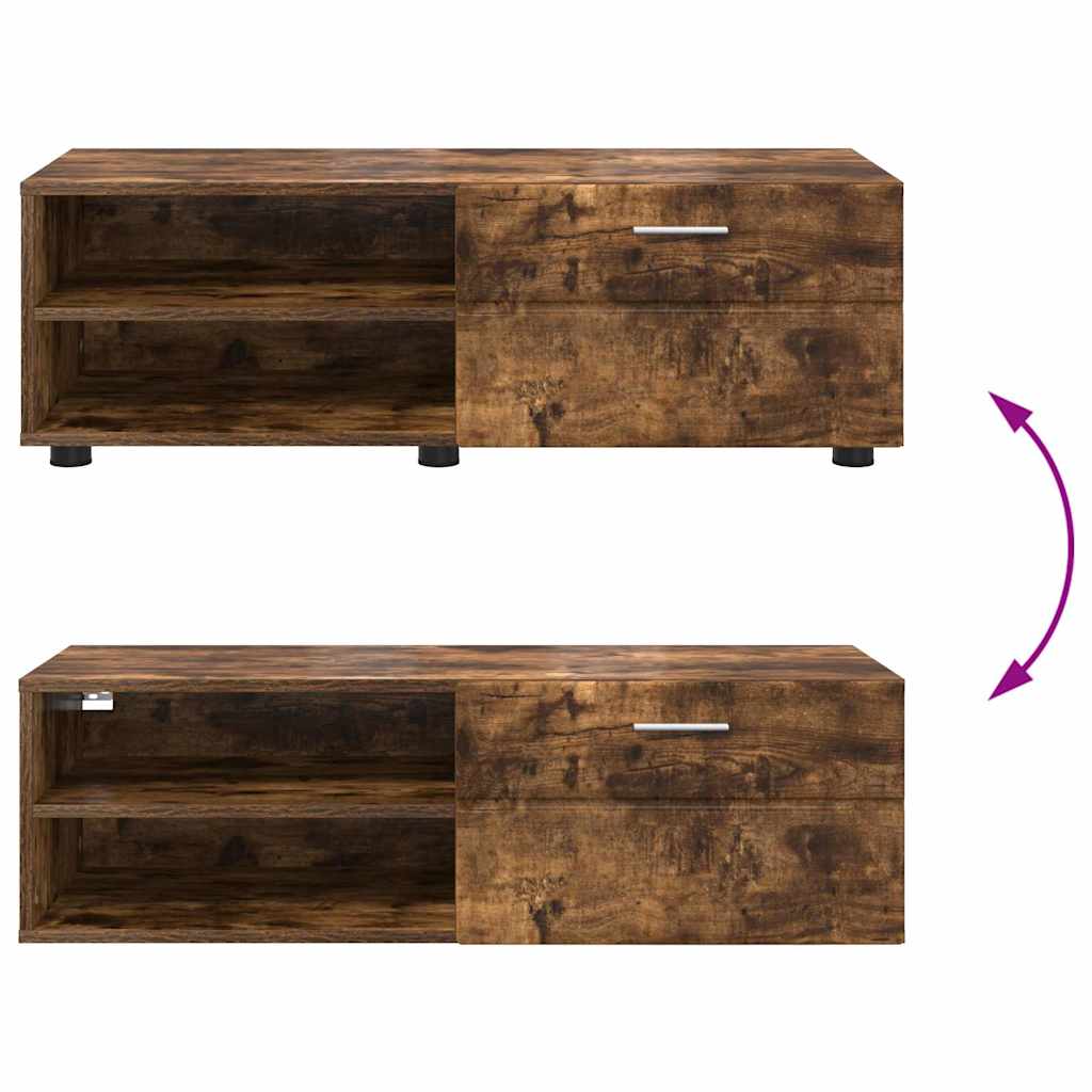 TV-Schränk Räuchereiche 100.5 x 39 x 30 cm Holzwerkstoff