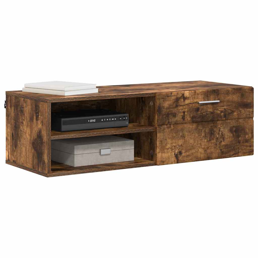 TV-Schränk Räuchereiche 100.5 x 39 x 30 cm Holzwerkstoff