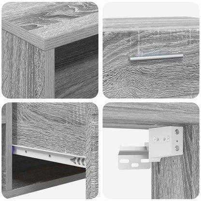 TV-Schränk Grau Sonoma 100.5 x 39 x 30 cm Holzwerkstoff