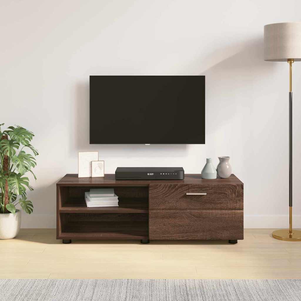 TV-Schränk Braune Eiche 100.5 x 39 x 30 cm Holzwerkstoff