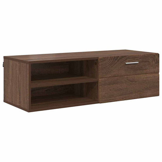 TV-Schränk Braune Eiche 100.5 x 39 x 30 cm Holzwerkstoff