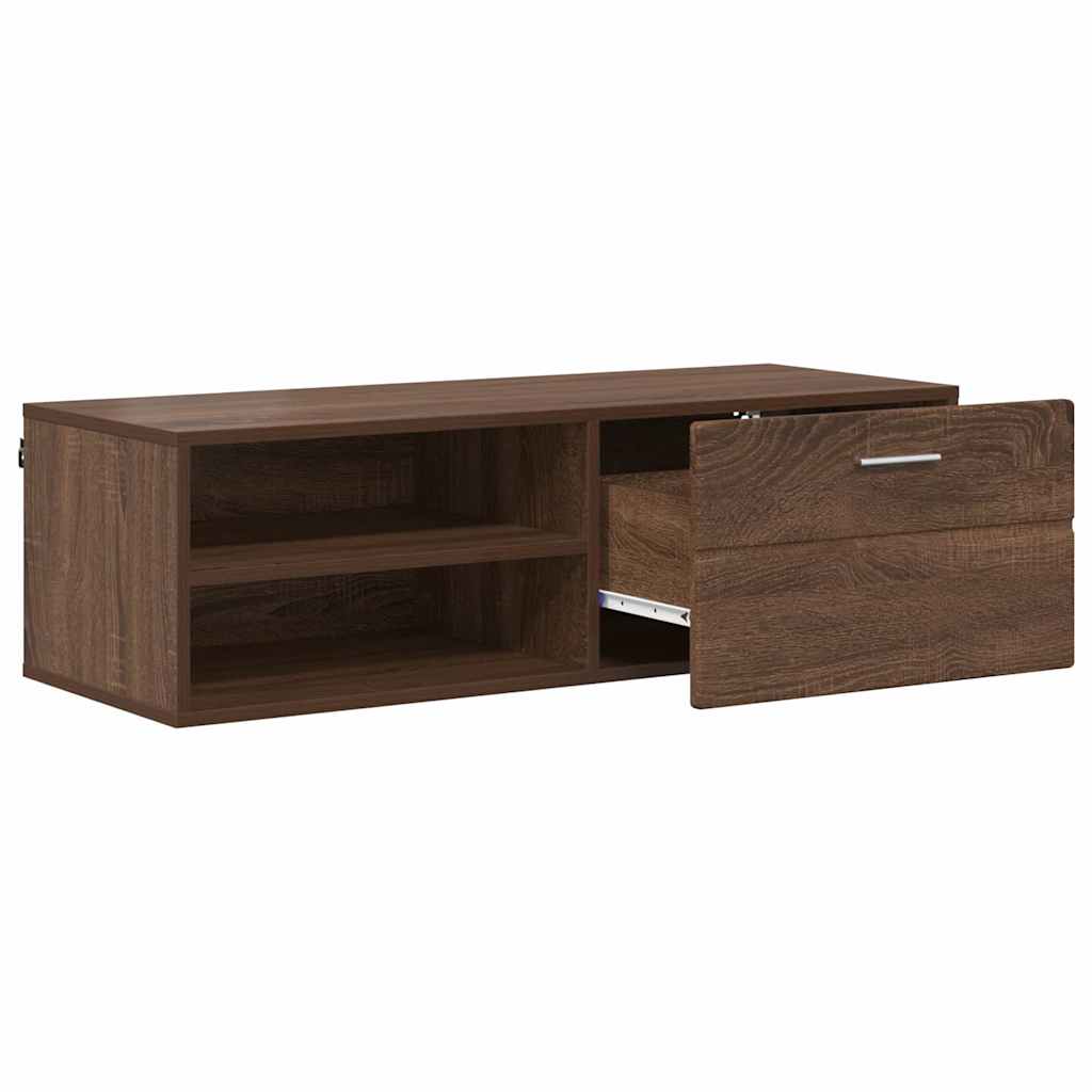 TV-Schränk Braune Eiche 100.5 x 39 x 30 cm Holzwerkstoff