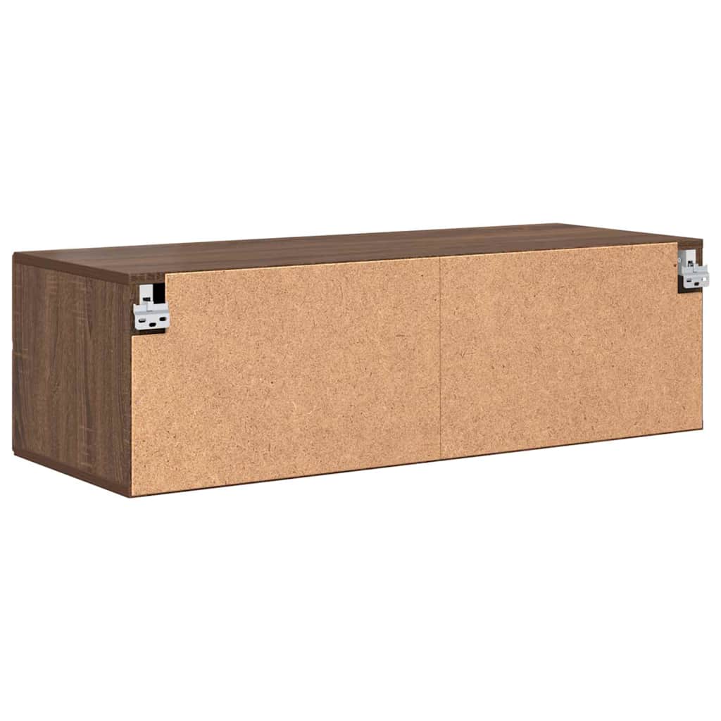 TV-Schränk Braune Eiche 100.5 x 39 x 30 cm Holzwerkstoff