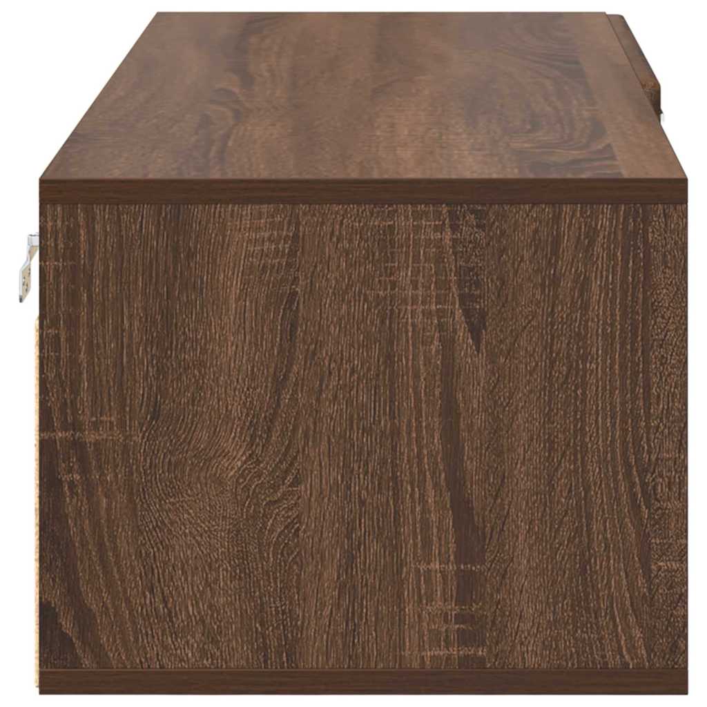 TV-Schränk Braune Eiche 100.5 x 39 x 30 cm Holzwerkstoff