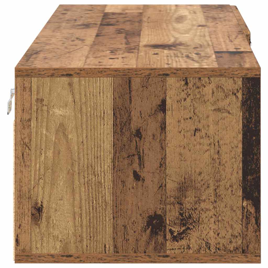 TV-Schränk mit Regal Altholz 100.5 x 39 x 30 cm Holzwerkstoff