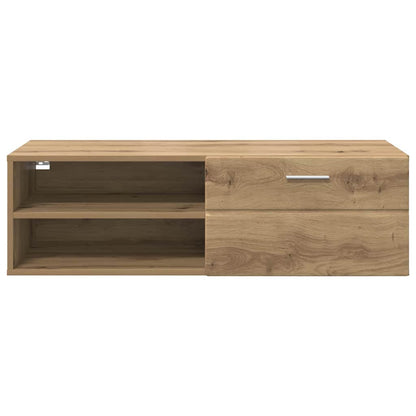 TV-Schränk Eiche handwerklich 100.5 x 39 x 30 cm Holzwerkstoff