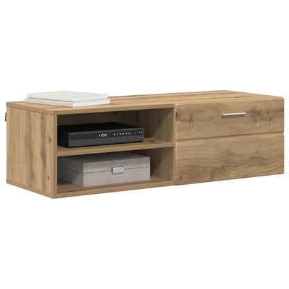 TV-Schränk Eiche handwerklich 100.5 x 39 x 30 cm Holzwerkstoff