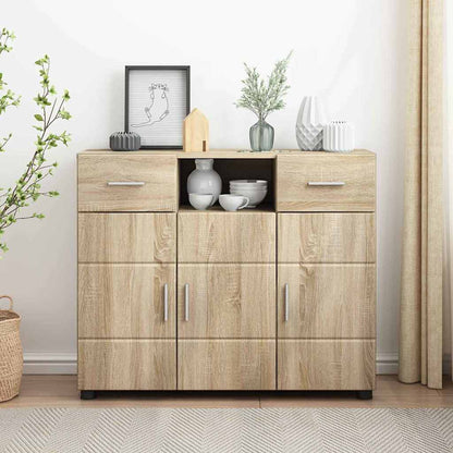 Sideboard Sonoma Eiche 88.5 x 30.5 x 73 cm Holzwerkstoff