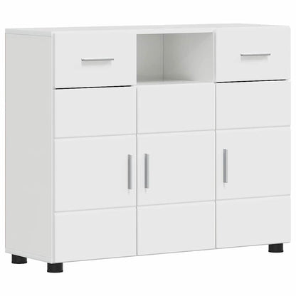 Sideboard Hochglanz-Weiß 88.5 x 30.5 x 73 cm Holzwerkstoff