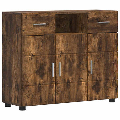 Sideboard Räuchereiche 88.5 x 30.5 x 73 cm Holzwerkstoff