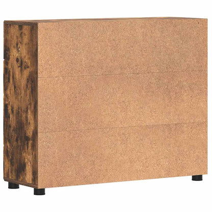 Sideboard Räuchereiche 88.5 x 30.5 x 73 cm Holzwerkstoff