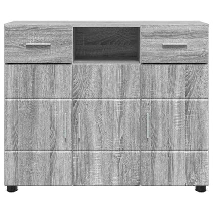 Sideboard mit Tür Grau Sonoma 88.5 x 30.5 x 73 cm Holzwerkstoff