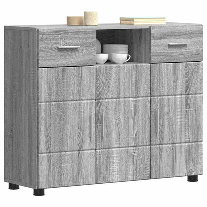 Sideboard mit Tür Grau Sonoma 88.5 x 30.5 x 73 cm Holzwerkstoff