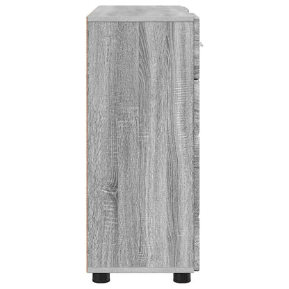 Sideboard mit Tür Grau Sonoma 88.5 x 30.5 x 73 cm Holzwerkstoff