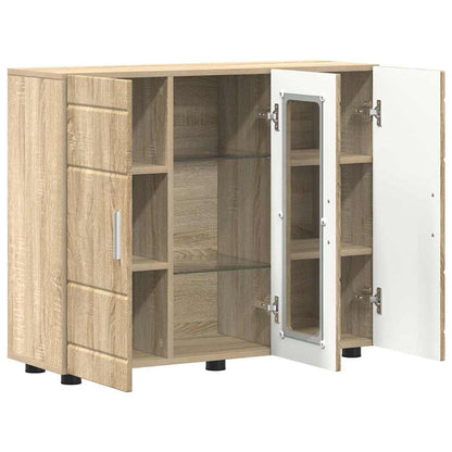 Sideboard mit Tür Sonoma-Eiche 55.5 x 29 x 100 cm Holzwerkstoff